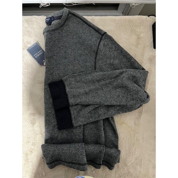 Cremieux Garment Washed Heather Gray Henley Long Sleeve Shirt Mens Size xxl - Picture 10 of 10